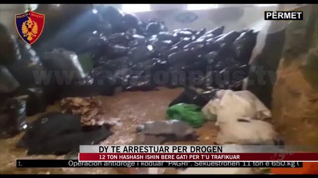 Depot e shtetit vendgrumbullim i 11.6 tonë kanabis, dy në pranga - News, Lajme - Vizion Plus