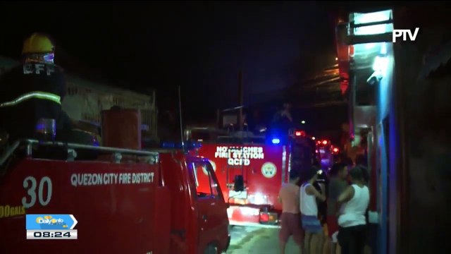 Ilang pamilya sa Batasan Hills, nasunugan