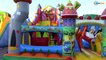 Детская Площадка для детей Едем на Большой Машинке Горке на Тракторе Видео для Детей