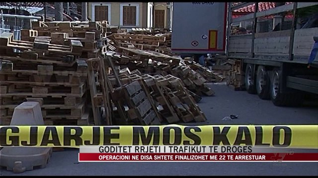 Goditet trafiku ballkanik i drogës, 22 persona në pranga - News, Lajme - Vizion Plus