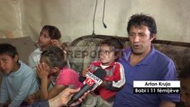 Report TV - Babai me 11 fëmijë, apel për punë Kruja: Dua të arsimoj fëmijët e mi