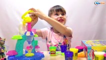 ✔ Монстр Хай. Видео для детей. Кукла и девочка Поля открывают Новый набор Плей До. Делаем мороженое