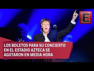 Paul McCartney agota preventa de boletos en México