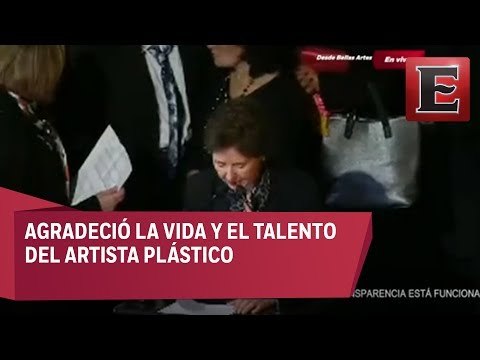 Cristina García en homenaje a José Luis Cuevas