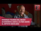 Detalles del homenaje a José Luis Cuevas en Bellas Artes