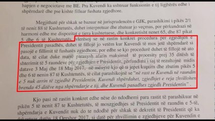 Ora News - Zgjedhja e Presidentit të ri mes 13 prillit dhe 9 korrikut