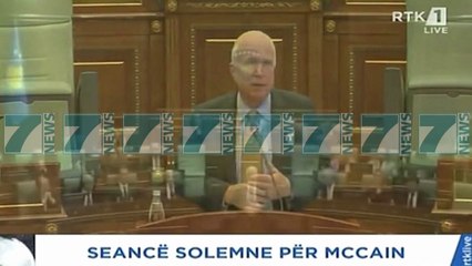 SENATORI AMERIKAN JOHN MCCAIN VIZITON PRISHINEN - News, Lajme - Kanali 8