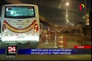 Surco: conductores y vecinos saludan apertura de vía auxiliar de Tomás Marsano