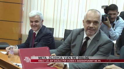 Meta: Zgjidhja vjen me dialog - News, Lajme - Vizion Plus