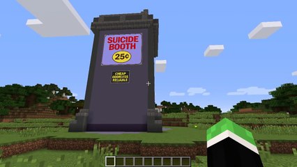 Minecraft | DUMB WAYS TO DIE!! (The Suicide Booth)