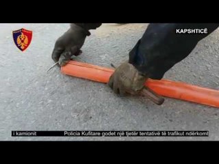 Ora News - Do kalonin nga Kapshtica, 71 kg kanabis gjenden brenda tubave plastikë