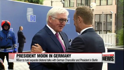 President Moon Jae-in leaves for Germany for G20 summit