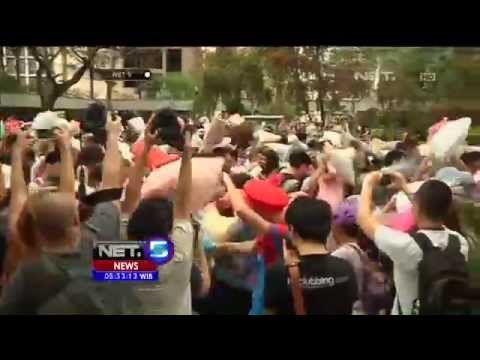 Perayaan Paskah di Hongkong Perang Bantal - NET5