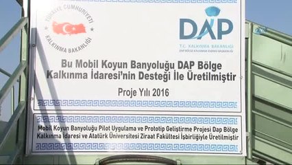 Van'da 'Mobil Koyun Banyoluğu' Üretildi