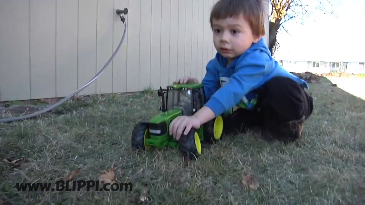 Tractors for Children _ Blippi Toys TRACTOR SONG _ Blippiwe Video