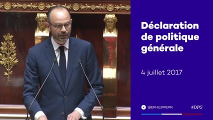 Déclaration de politique générale d'Édouard Philippe (extraits)