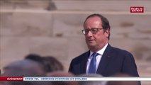 Hommage à Simone Veil : arrivée de François Hollande
