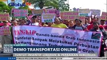 Ratusan Sopir Angkutan Online Gelar Aksi Unjuk Rasa