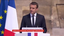 Emmanuel Macron rend hommage à Simone Veil