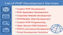 PHP Development Company - Custom PHP Development Services