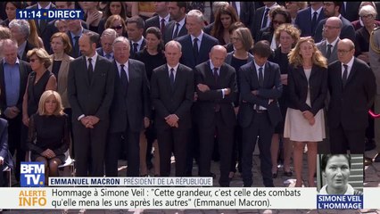 Emmanuel Macron: "Les combats de Simone Veil ne sont pas des victoires acquises pour toujours"