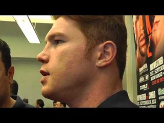 Saul "Canelo" Alvarez on Sparring Oscar De La Hoya