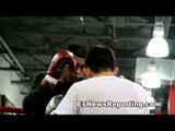 Boxing Prodigy David Benavidez Showing Skills in Ring - EsNews Boxing