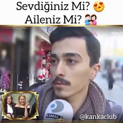 Beyaz Show Anket - Sevdiğiniz Mi? Aileniz Mi ?