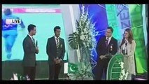Fakhar Zaman Hassan Ali Funny Conversation During Pakistani Team Honour Ceremony - YouTube