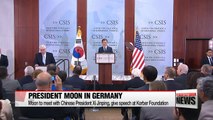 President Moon Jae-in leaves for Germany for G20 summit