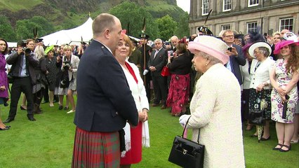 HRM the Queen hosts annual garden party at Holyrood Palace