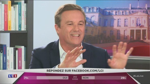 Dupont Aignan a saisi le CSA sur les faux manifestants après son soutien à Marine Le Pen (21/05/17)