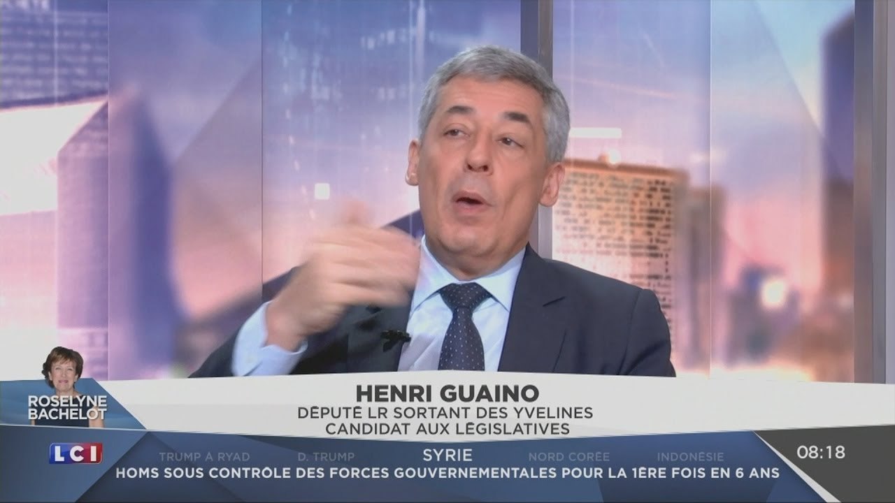 Interview d'Henri Guaino qui affrontera NKM aux législatives (LCI, 22/05/17, 8h14)