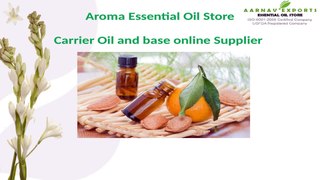Find The best Quality Organic Essential Oil India @ Aroma Essential Oil Store