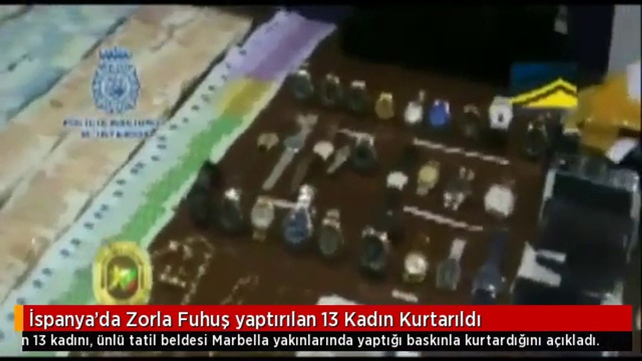 İspanya'da Zorla Fuhuş yaptırılan 13 Kadın Kurtarıldı
