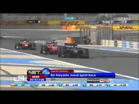 Pembalap Indonesia Rio Haryanto Juara Sprint Race GP2 - NET24