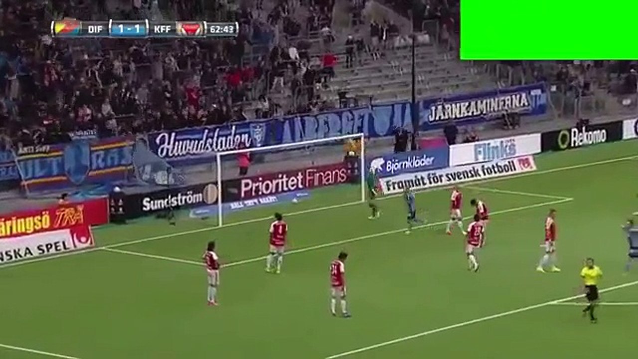 Djurgardens 2:1 Kalmar (3 July Swedish Allsvenskan)