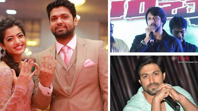 Sudeep And Yash Didn’t Attend Rakshit Shetty And Rashmika Mandanna Engagement