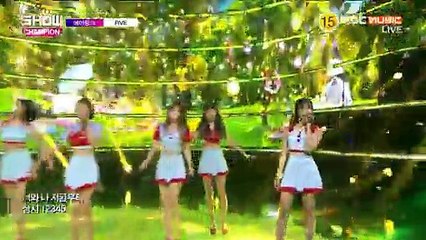 170705 에이핑크(Apink) Show Champion FIVE _ 1위 앵콜 무대 1