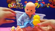 Un et un à un un à et bébé bain Baignoire poupée poupées Comment Nouveau douche douche des sons à Il jouet jouets vidéos w