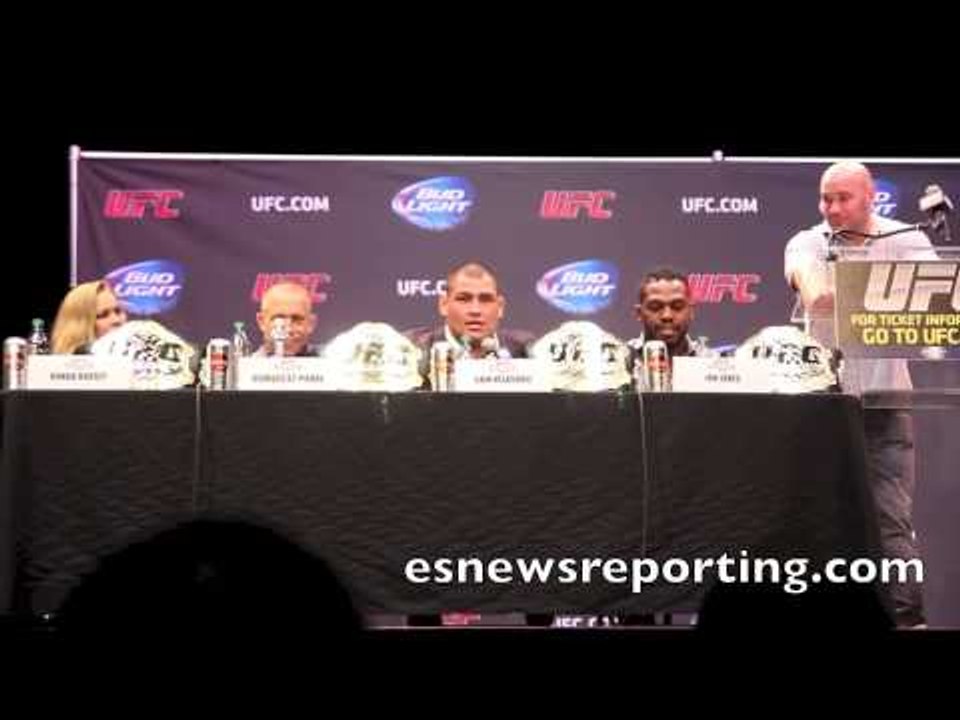 cain velasquez vs junior dos santos 3 - press conference