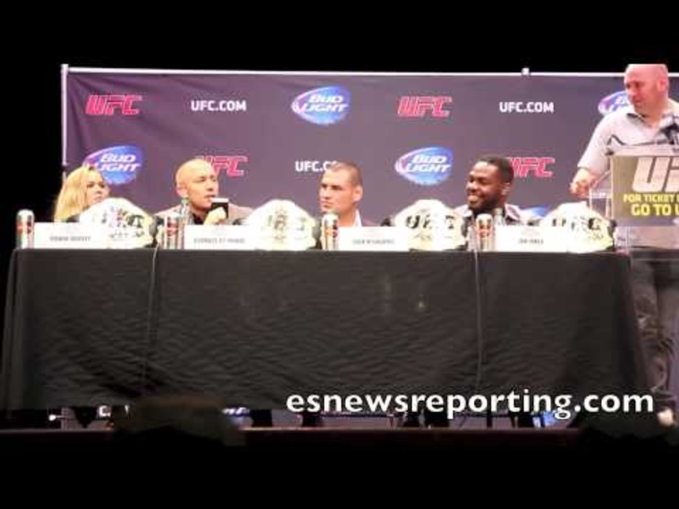 Georges St. Pierre eats McDonalds and Cain Velasquez hits like a girl