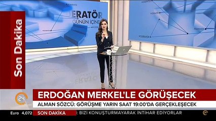 Cumhurbaşkanı Erdoğan G20 için gideceği Almanya'da Merkel ile görüşecek