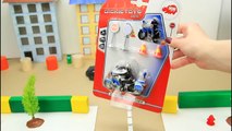 Video for kids with funny Police Chase & Unpacking a Police Bike - Police Car Toys For Kid