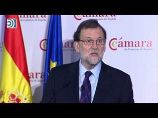 Rajoy responde a Puigdemont: "Los delirios autoritarios no podrán vencer a la serenidad"