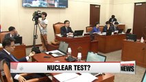 S. Korea's defense ministry sees high possibility of N. Korea's nuclear test