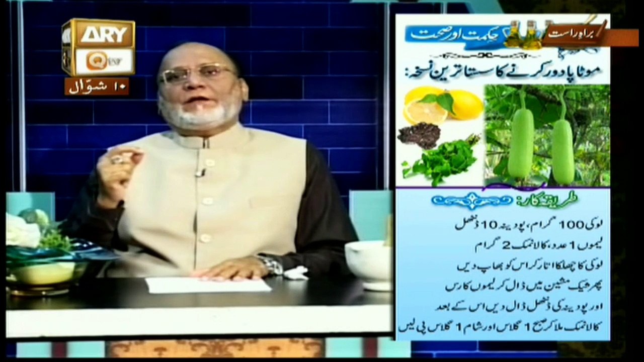 Hikmat Aur Sehat  - 5th Jul 2017