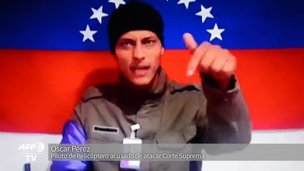 Reaparece piloto acusado de atacar Corte Suprema en Venezuela