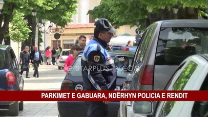 PARKIMET E GABUARA, NDËRHYN POLICIA E RENDIT