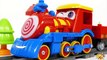 Et voiture des voitures dessin animé pour de joie enfants jouets Entrainer les trains un camion duplo enfants lego accident